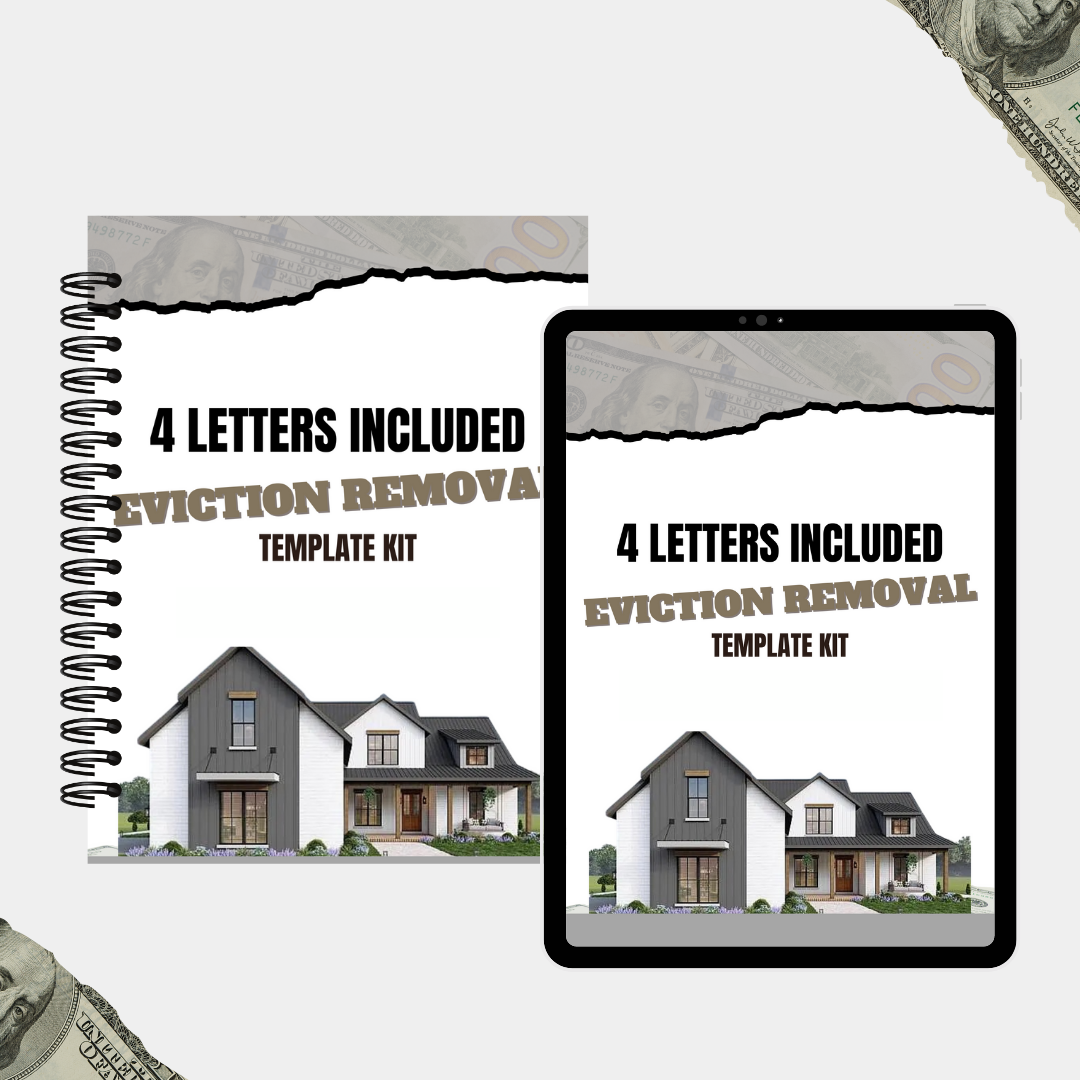 EVICTION REMOVAL BUNDLE (4 LETTERS INCLUDED)